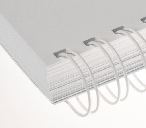 Slika Spirale za uvez žičane (3:1) #11.0 (7/16") bijele A4 100/1 RS